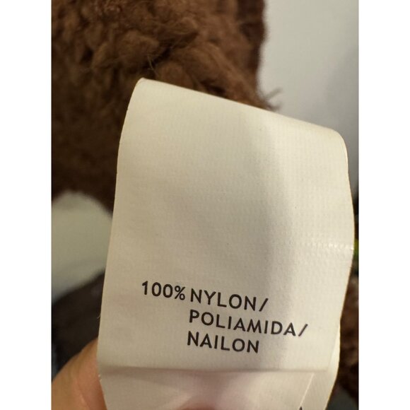 Kensie Open Front Womens Medium Brown Textured Boucle Cardigan Jacket - Picture 4 of 5